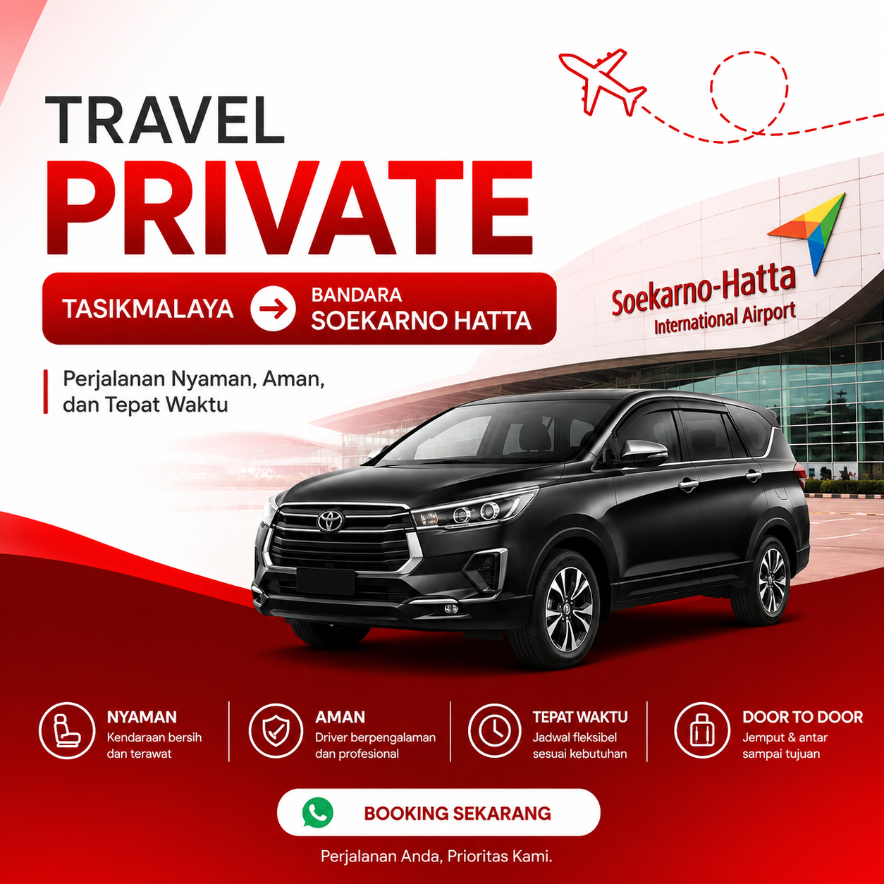 travel private tasikmalaya bandara soekarno hatta
